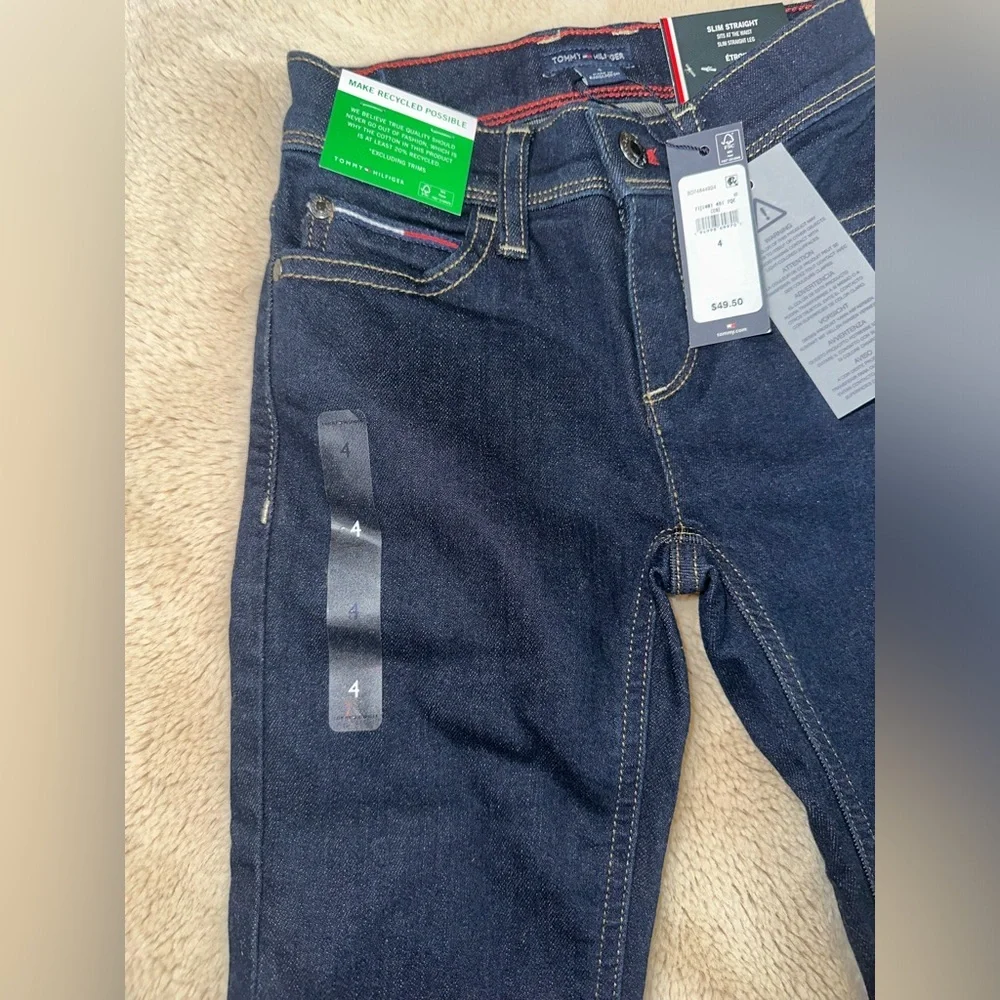 NEW Toddler Tommy Hilfiger Navy Skinny Jeans size 4